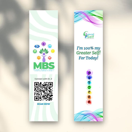 Chakra-Themed Motivational Bookmark - 'Greater Self' Mind-Body-Self Alignment Tool | Black Friday Deals | Limited Time Offer