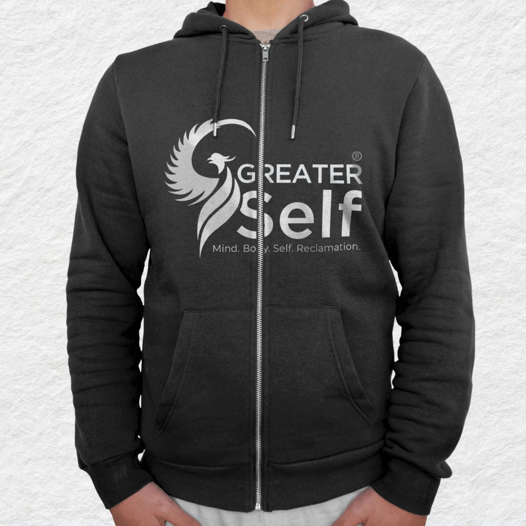 Greater Self Zip-Up Hoodie - Comfortable and Durable Full-Zip Sweatshirt | Black Friday Deals | Limited Time Offer